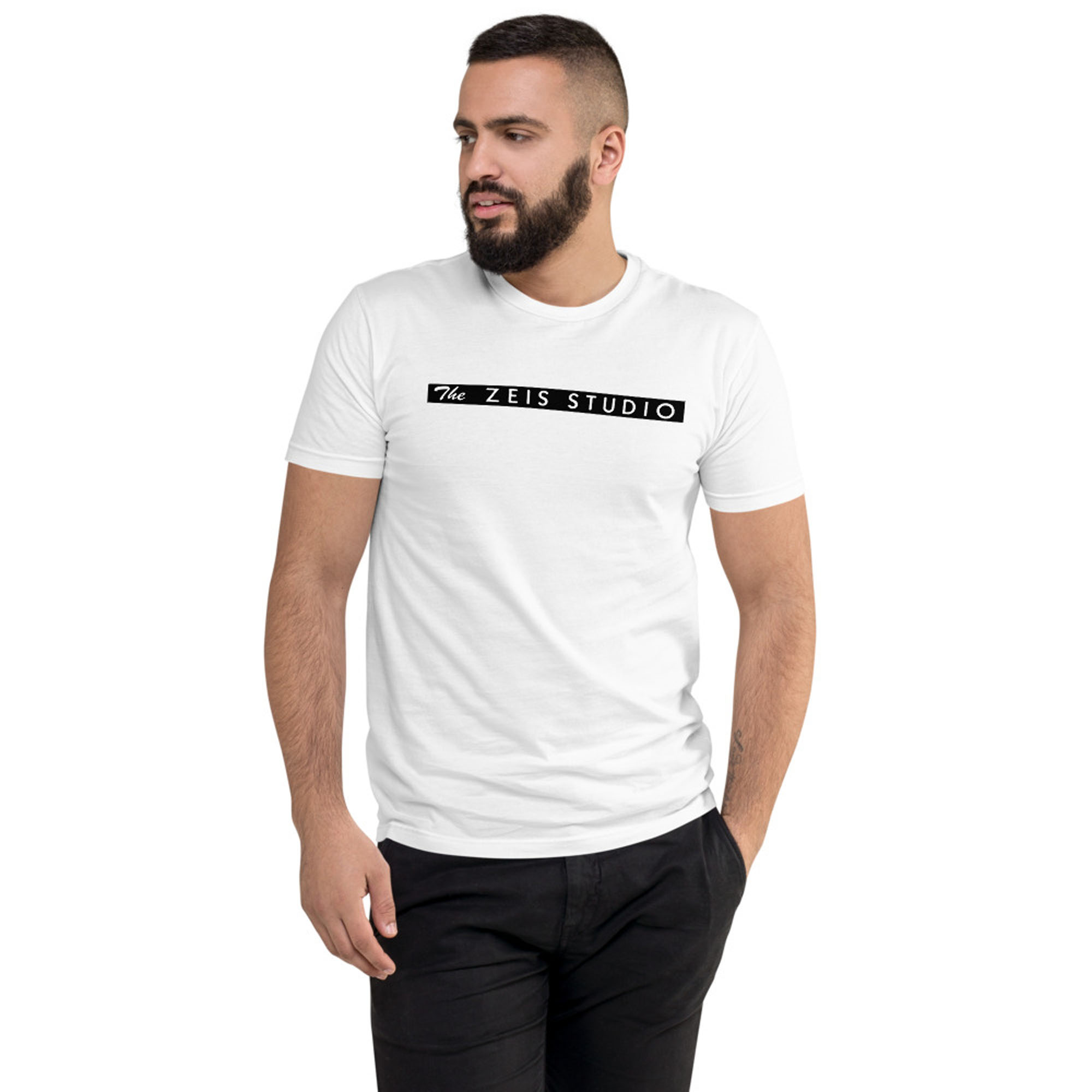 The Zeis Studio Men’s White Short-Sleeve T-Shirt | The Zeis Studio