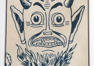 Devil's Head, image from inside of Drawn by Milt Zeis