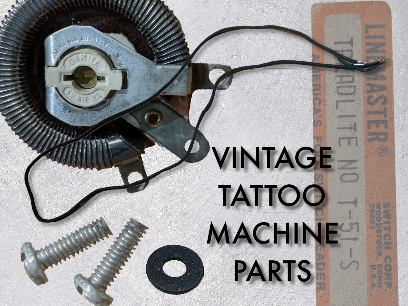 Vintage Tattoo Machine Parts
